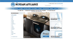 Desktop Screenshot of nordamappliance.com